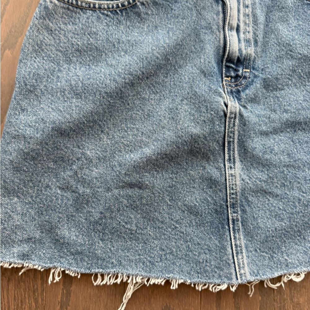 EXC 90's Vintage Tommy Hilfiger Spell Jean Denim Mini Skirt Size 8 Y2K - Picture 16 of 16